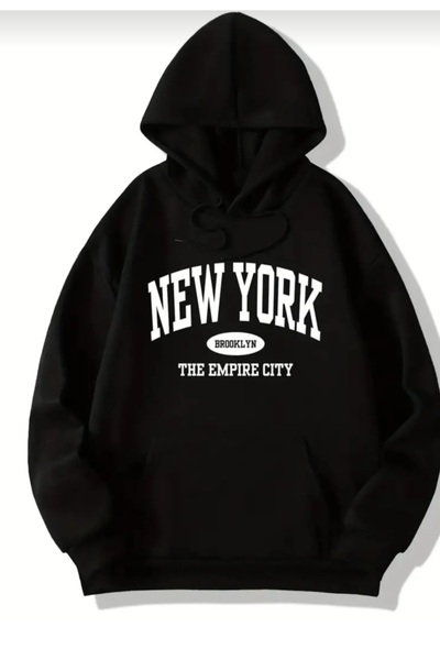 ALİ.COM Hanorac TEXAS cu imprimeu cu glugă din bumbac cu tricou fire cu glugă