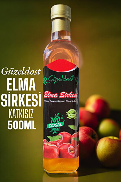 Güzeldost El Yapımı Elma Sirkesi Cam Şişe