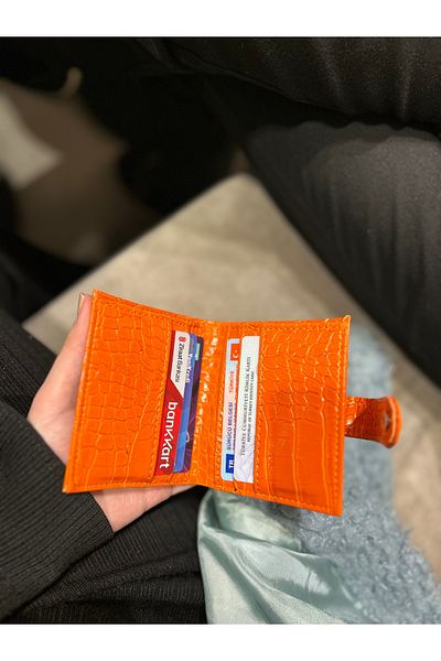 Store Bmk Bag Accessory Orange Wallet Card Holder