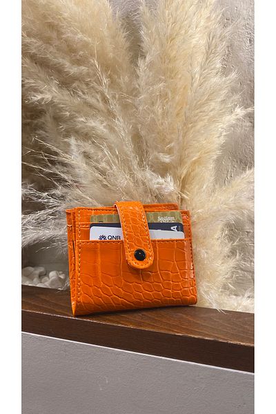 Store Bmk Bag Accessory Orange Wallet Card Holder