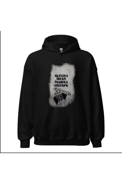 Sister Home Design Göztepe Kapşonlu Sweatshirt - Alayına İsyan İnadına Göztepe