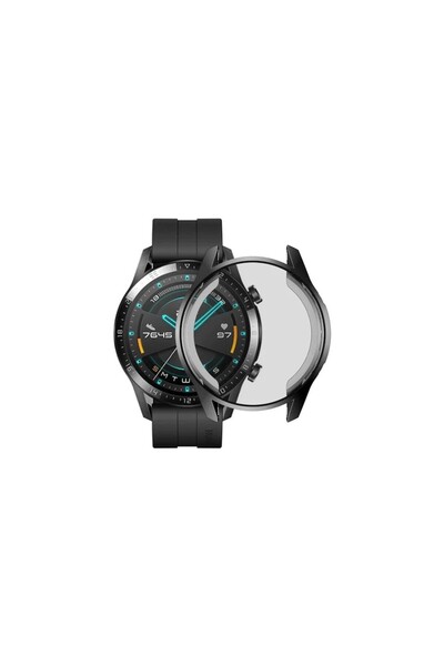 Dmay Huawei Watch Gt2 46MM 360 Tam Koruma Silikon Kılıf Koruyucu