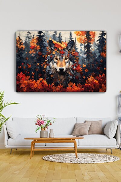 KanvasSepeti Pictură murală pe pânză Mysterious Ambush - Decor pentru casă, h...