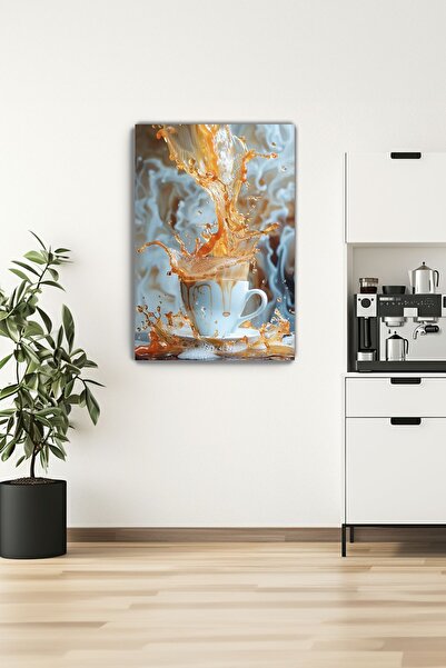 KanvasSepeti Pictură pe pânză Coffee Feast - Decor pentru colțul cafelei, pic...