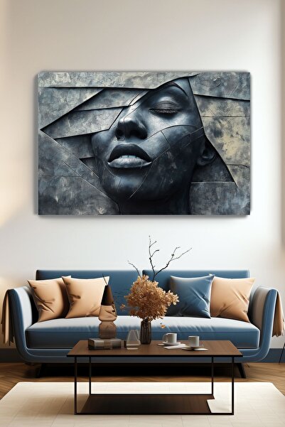 KanvasSepeti Следи от времето Платно за стена - Хол - Спалня - Декор за офис ...