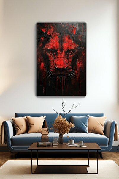 KanvasSepeti Hunting Time Canvas Wall Art - Home Living Room - Bedroom Kitche...