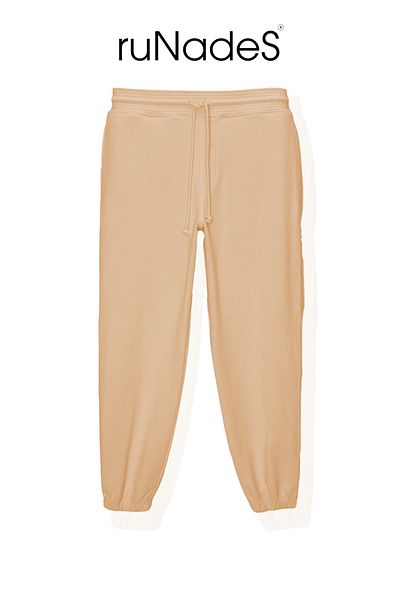 ruNadeS Παντελόνι φούτερ Unisex Basic Relax Fit Mink Jogger