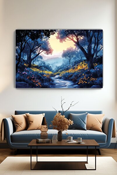 KanvasSepeti Tablou de perete din pânză Mystic Path - Living acasă - Dormitor...