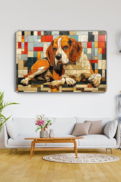 KanvasSepeti Верен приятел Платно за стена - Хол, Трапезария, Кухня, Декор за...