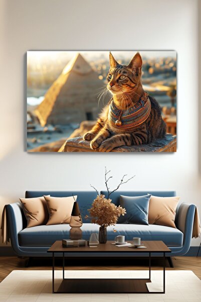 KanvasSepeti Pictură murală pe pânză Protectorul Gizei - Decor pentru casă, s...