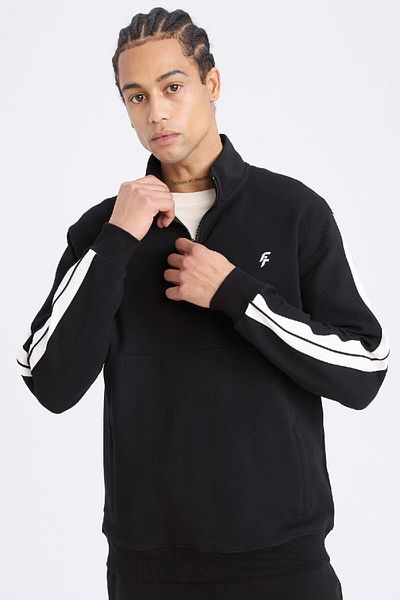 DeFacto Φούτερ Sportsman Standard Fit με όρθιο γιακά με φερμουάρ - D1953ax24au