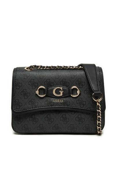Guess Izzy Convertible Xbody Flap Жіноча сумка крос-боді антрацит Hwsg8654190-clo