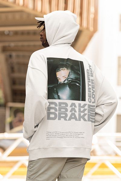 SEVBANO Drake Rapper Printed Unisex Oversize Singer Hoodie