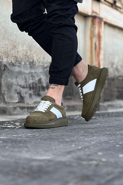 RUBY BOUTİQUE Khaki Suede Men's Casual Shoes