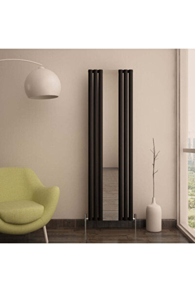 carisa Tallis Mirror Dikey Alüminyum Radyatör Modern Tasarım Antrasit 180 x 5...