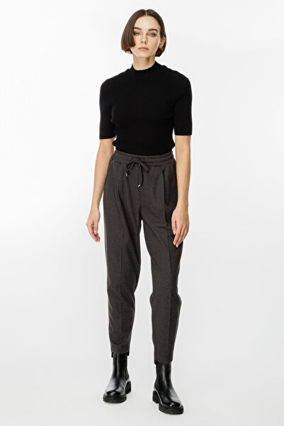 ON Штани з візерунком і шнурівкою на талії