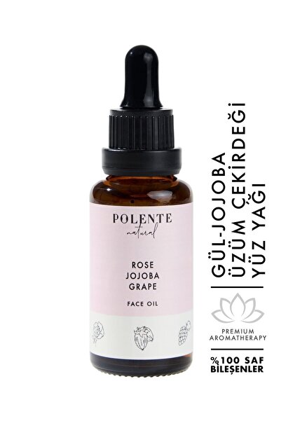 Polente Natural Gül & Jojoba Canlandırıcı Yüz Yağı (30 ML)