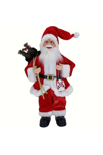 YILBAŞI SÜSÜ 30 cm Noel Baba Figür Oyuncak Dekoratif