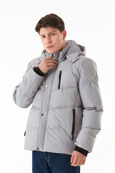 Fulla Moda Παλτό με κουκούλα με φερμουάρ τσέπης
