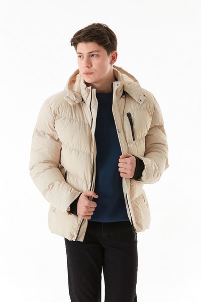 Fulla Moda Παλτό με κουκούλα με φερμουάρ τσέπης