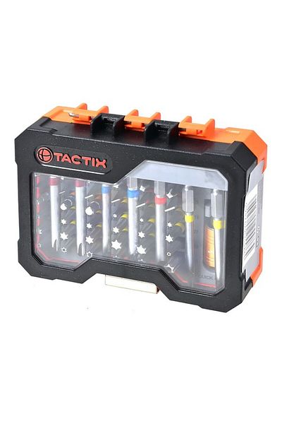 Tactix 56-Piece Rust-Resistant High-Precision Multipurpose Bit Set 10x12.8x3.4cm