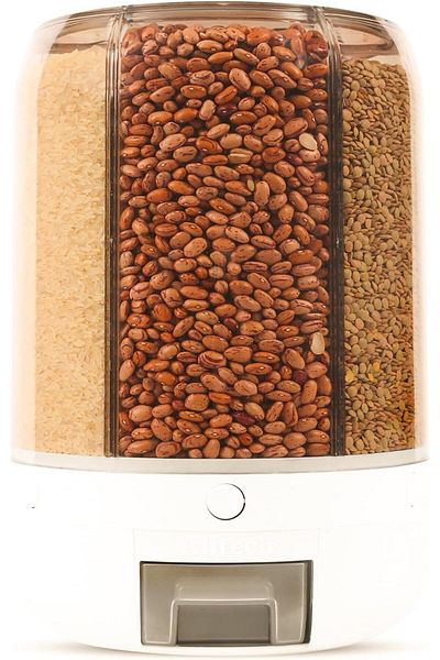 STOREMAX Nslm Pulses Organizer with 10 kg Capacity - Food and Pulses Storage Style