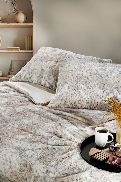 ZEBRA CASA Leopard Double Comforter Set