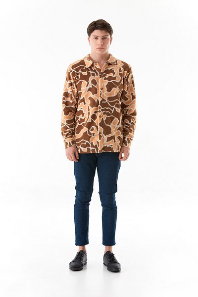 Fulla Moda Πουκάμισο Fleece με σχέδια