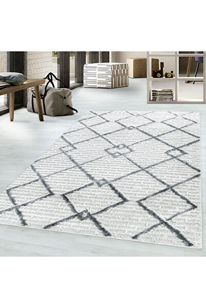 my şekil MYDECO CARPET Modern İskandinav yumuşak Bukle kabartmalı Kare desenl...