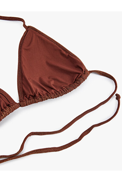 Koton Ασημί κορδόνι Τρίγωνο μπικίνι