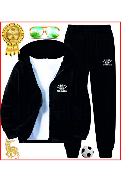 HOFFNUNG Σετ αθλητικής φόρμας Full ZIP STAR GIRL ATHELTICS Oversize Rubber Leg