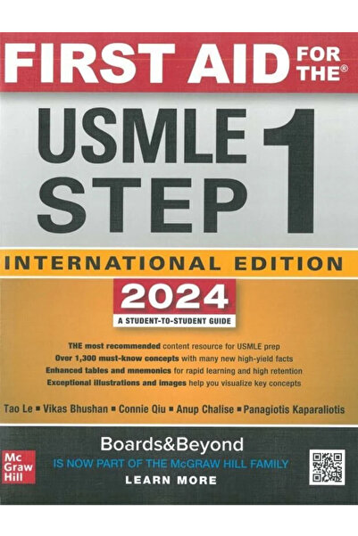 Mcgraw-Hill FIRST AID FOR THE USMLE STEP 1 2024 34E