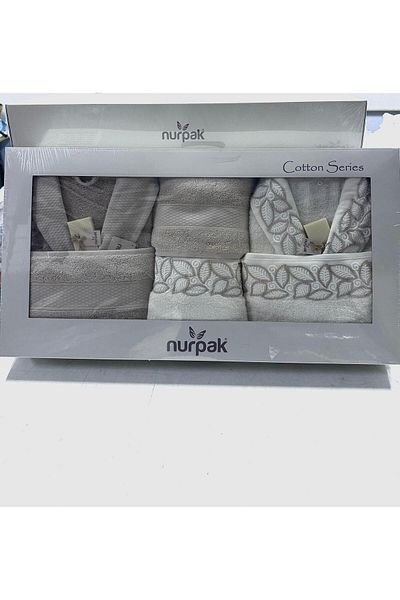 Nurpak Σετ οικογενειακού μπουρνούζι Armoni (10 τεμάχια)