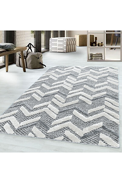 my şekil MYDECO CARPET Modern İskandinav yumuşak Bukle kabartmalı 3D Dalgalı ...