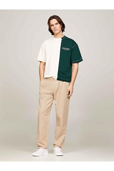 Tommy Hilfiger EMBROIDERED MONOTYPE COLORBLOCK REGULAR FIT T-SHIRT