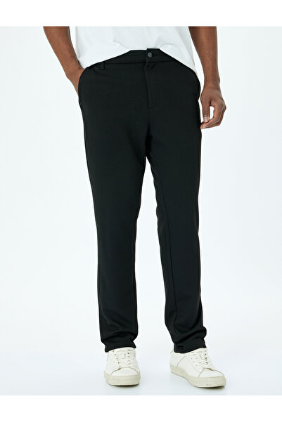 Koton Slim Fit Regular Waist Viscose Blended Chino Pants