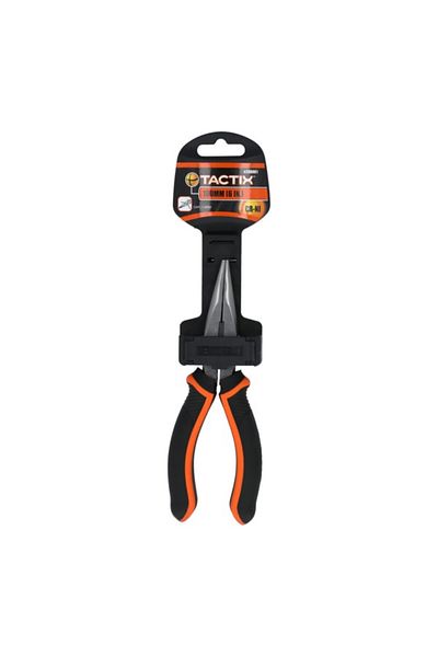 Tactix High Quality Non Slip Bi-Material Long Nose Plier 6inch