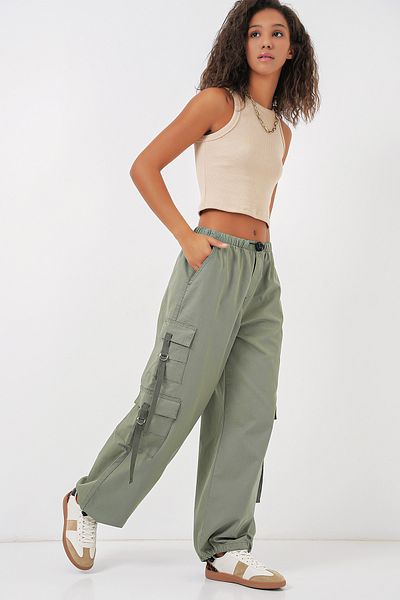 Bigdart 6691 Pantaloni cargo cu picioare largi - Çağla