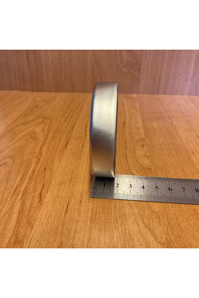 vipgross 70mm Twist-Off Deep Chrome Metal Cover - 10 Pcs (Compatible with 350Cc Jars)