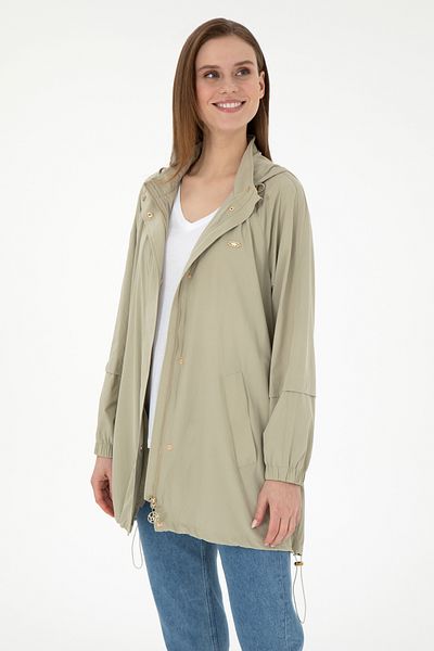 U.S. Polo Assn. Women's Light Khaki Trench Coat 50297094 -Vr183
