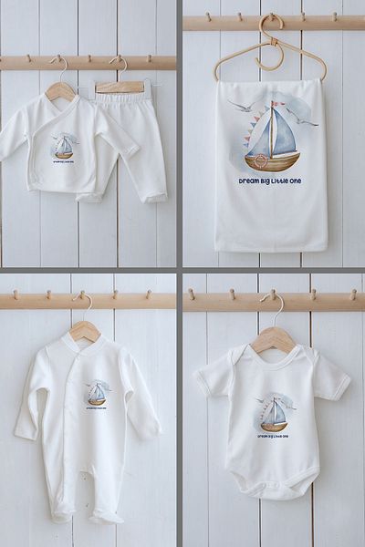 Tuğba Kuğu Organic 11-Piece Hospital Release - for Baby - Little Sailor