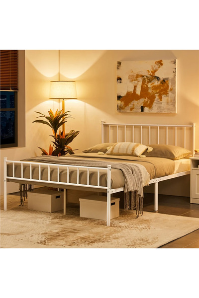 HFT HOME Metal Karyola, Defne  Metal Karyola Renk  ve Ölçü Seçenekli, Çift Ki...