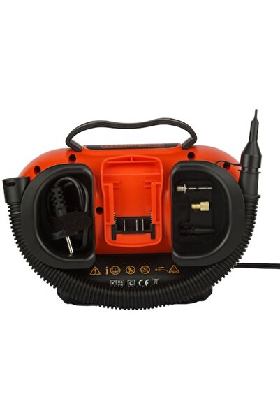 Black&Decker Portable Multipurpose Cordless Tyre Inflator with Digital Gauge 19.3x29.3x21.5cm