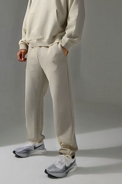 BayBayan Ανδρικό Basic Unprinted Jogger Sweatpants με πλαϊνές τσέπες