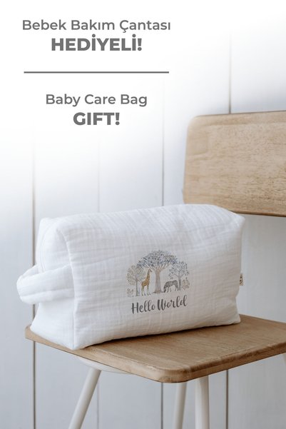 Tuğba Kuğu Organic 11-Piece Hospital Release - Little Baby - Safari Dreams