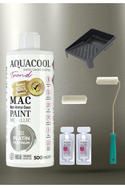Aquacool Trend Aquacool Akrilik Metalik Boya 500 ml Rulo Katalizör Boyacı Tav...