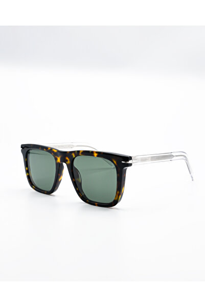 Brooks Leopard Patterned Unisex Bone Sunglasses