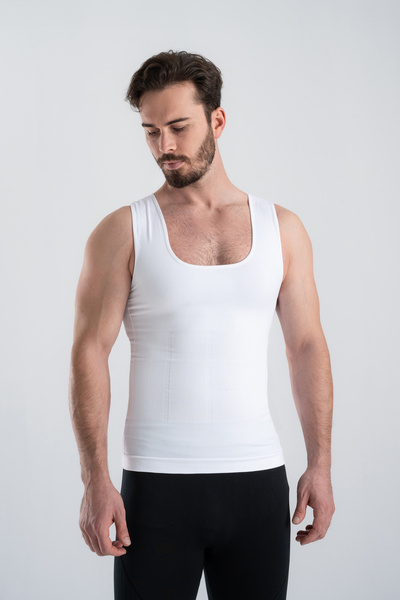 gymxprofit Men's Corset Athlete Chest and Belly Enhancer and Firming