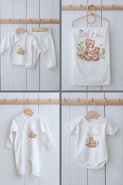 Tuğba Kuğu Organic 11-Piece Hospital Outlet - for Baby - Mom and Baby Beer