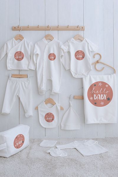 Tuğba Kuğu Organic 11-Piece Hospital Release - Pure Baby - Hello Baby